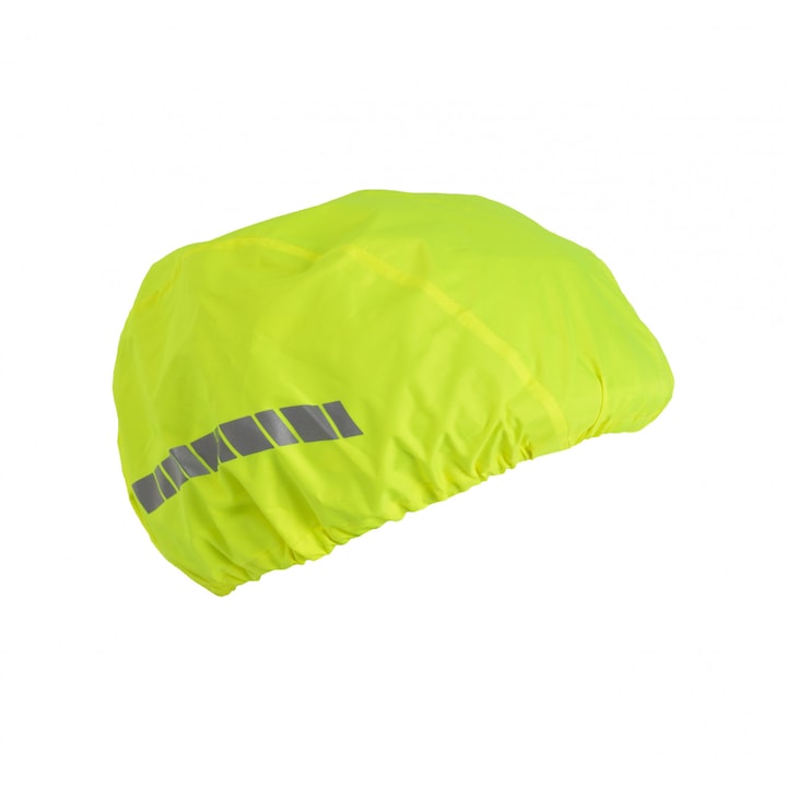 Унисекс светлоотразително покритие за велосипедна каска KP706, Fluo Yellow, Universal