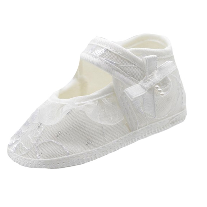 Боти за момичета Christopher Baby Club, Елегантни, 2651A-10-0-3-MONTHS, Бял цвят, 17 EU