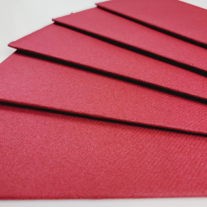 Set 12 Servetele Mank HORECA, Linclass®, Bordo, 40 x 40 cm, pliate 1/8 Ideale pentru Nunti, Petreceri, Botezuri