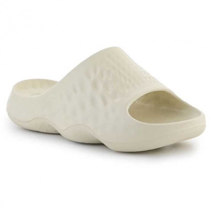 Papuci barbati, New Balance, Sintetic, Bej, Crem