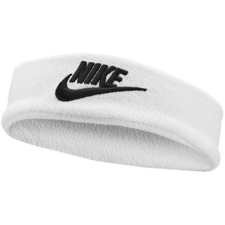 Férfi fejkendő, Nike, pamut, fehér/fekete