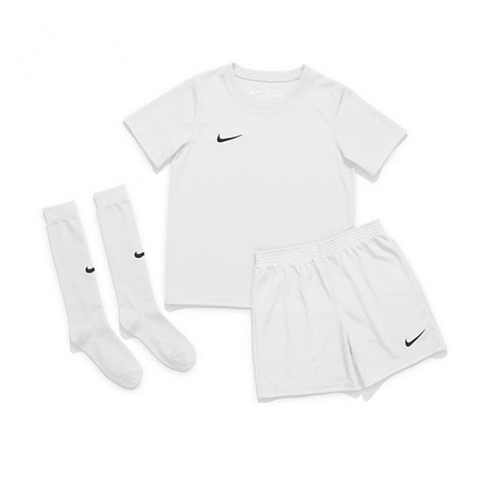Спортна екипировка за момчета, Nike, Полиестер, Бяло/Черно, Бял