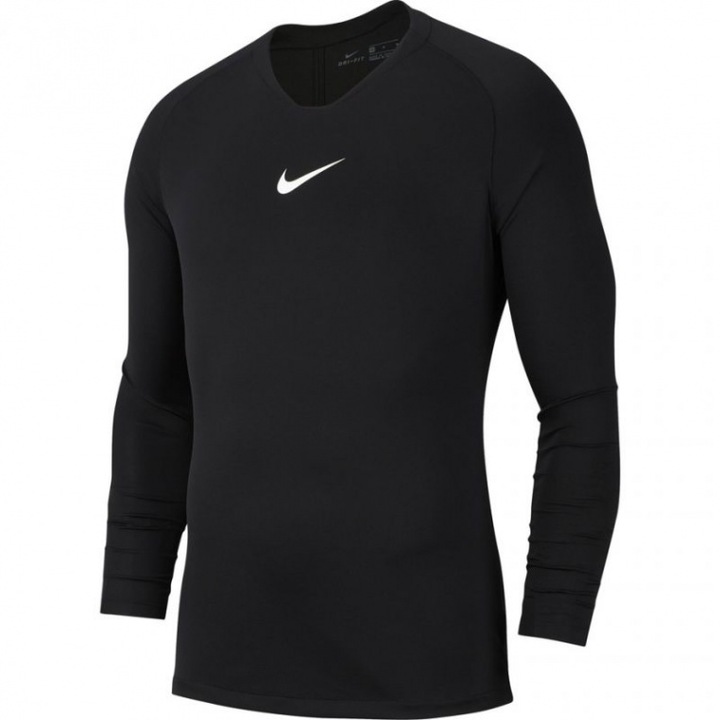 Спортна мъжка тениска, Nike, Полиестер, Черна, L