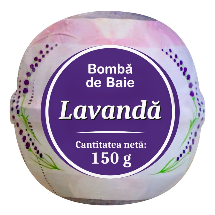Bomba de baie, lavanda, 150 gr