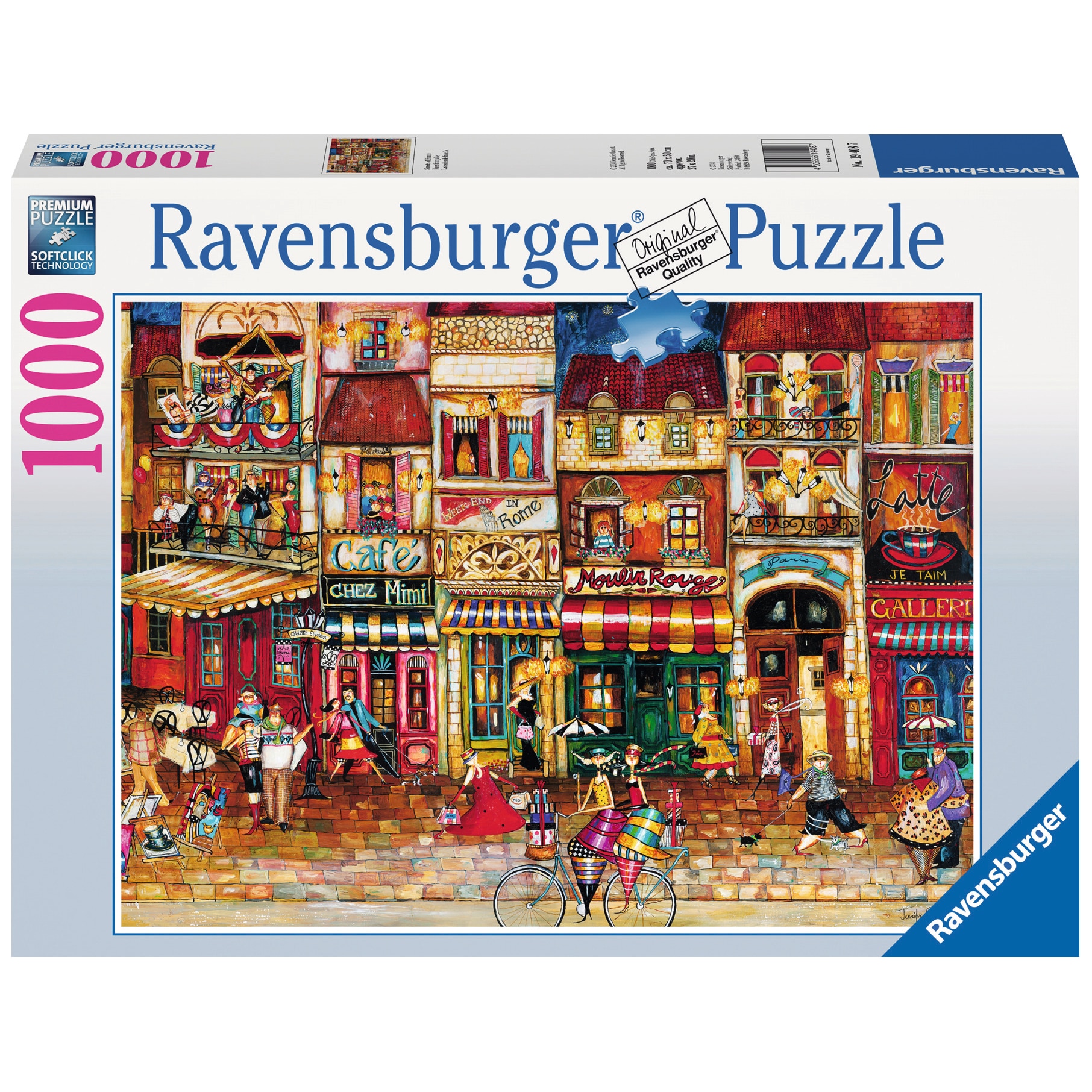 Puzzle Ravensburger - Strazile Frantei, 1000 piese