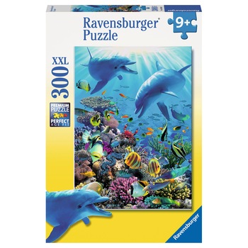 Puzzle Ravensburger XXL - Aventura subacvatica, 300 piese Puzzle Ravensburger XXL - Aventura subacvatica, 300 piese