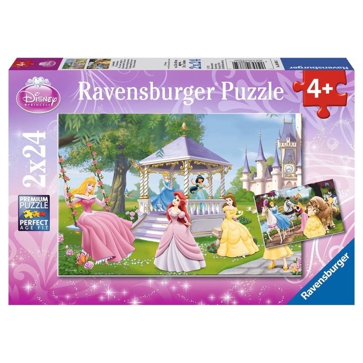 Пъзел Ravensburger Красиви принцеси, 2x24 части