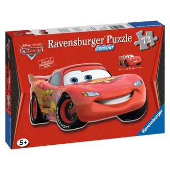 Puzzle copii Ravensburger, Fulger McQueen 72 piese Puzzle copii Ravensburger, Fulger McQueen 72 piese