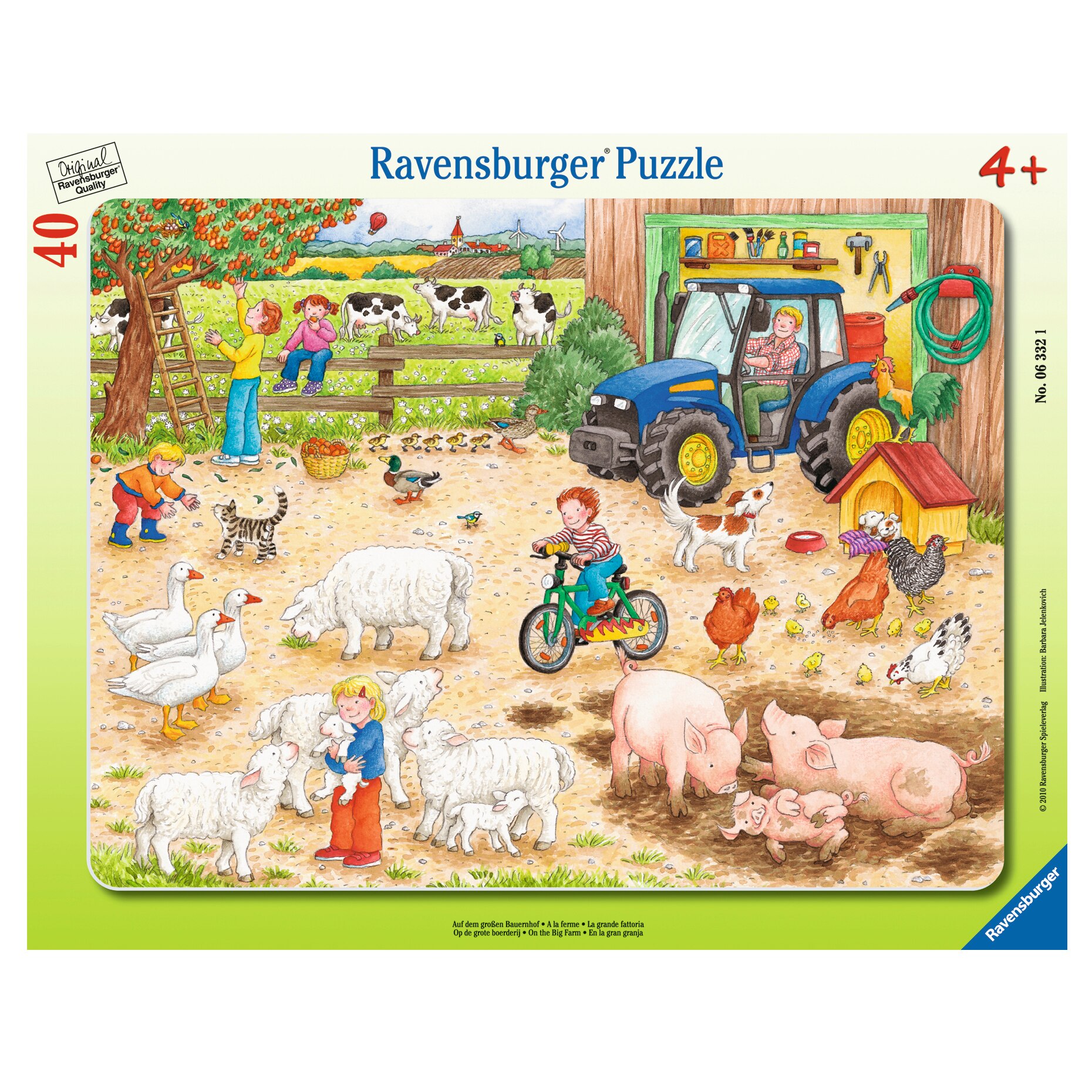 Puzzle Ravensburger La ferma cea mare, 40 piese