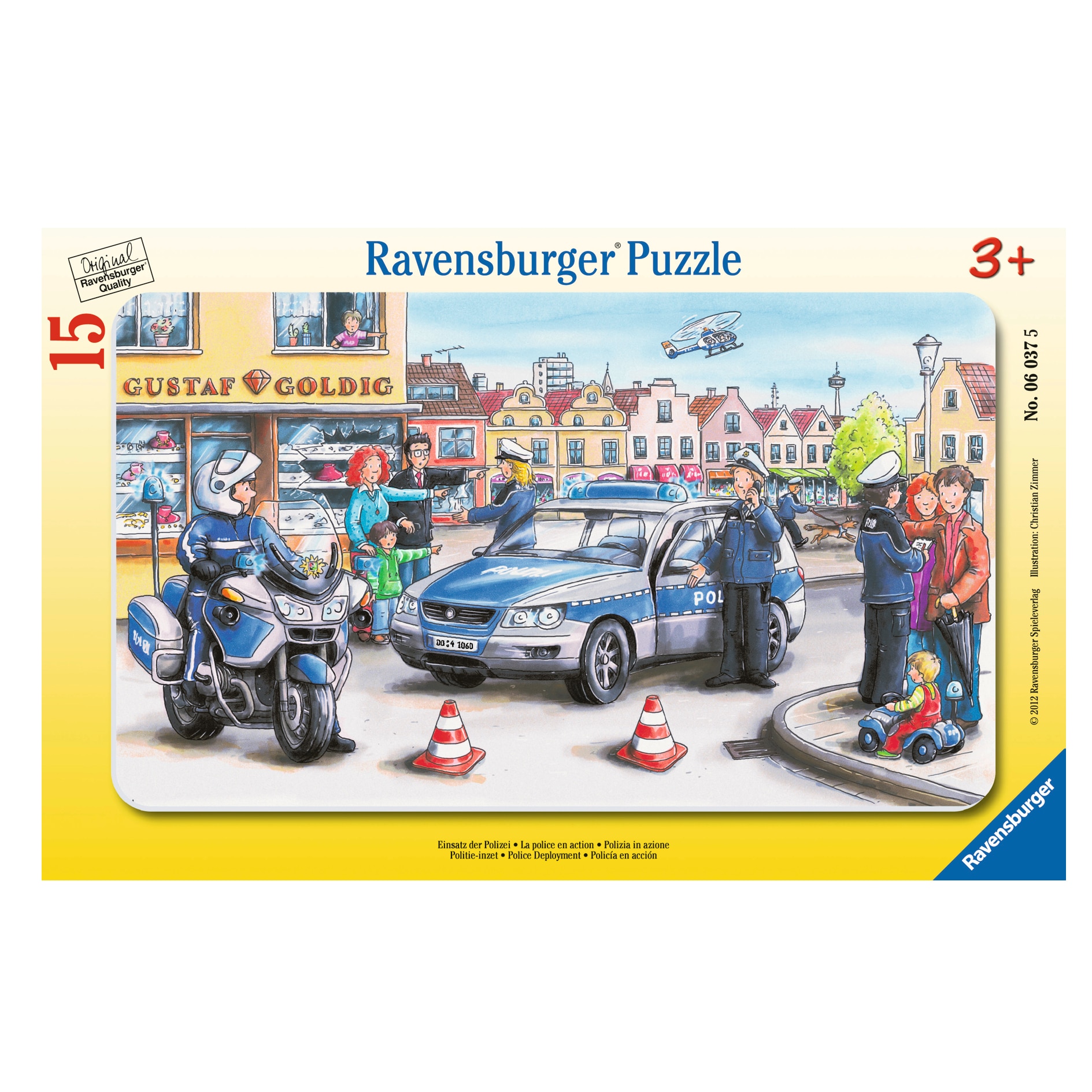Puzzle Ravensburger Departamentul politiei, 15 piese