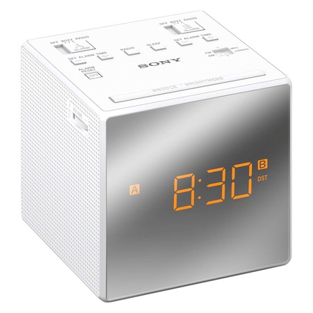 Radio Cu Ceas Sony Icf C1tw Alb Emag Ro