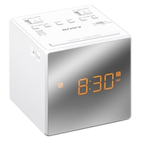 Radio cu ceas SONY ICF-C1TW, Alb