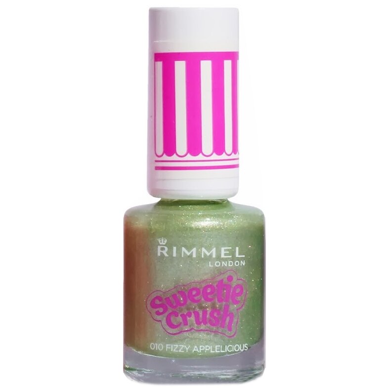 Lac de unghii Rimmel Sweetie Crush 010 Fizzy Applelicious, 8 ml