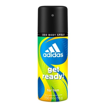 Deodorant spray adidas Get Ready!, Barbati, 150 ml Deodorant spray adidas Get Ready!, Barbati, 150 ml