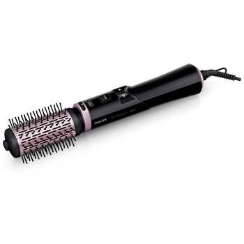 Perie rotativa Philips Dynamic Volume HP8654/00, 1000 W, 2 Viteze, 3 Setari temperatura, Negru/Roz Perie rotativa Philips Dynamic Volume HP8654/00, 1000 W, 2 Viteze, 3 Setari temperatura, Negru/Roz