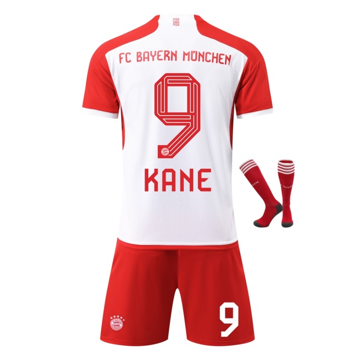 Echipament sportiv copii Bayern Munich Kane Jerseys, Rosu