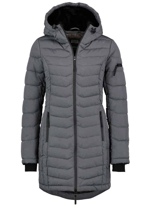 Sublevel kabát női, steppelt, middle grey, 2XL