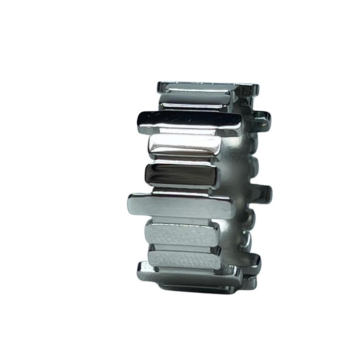 Inel modern Radiant, inox, marime universala