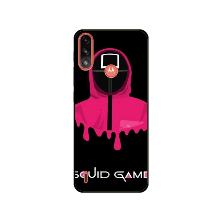 Husa personalizata HQPrint pentru Motorola Moto E7i Power, model Squid Game #7, multicolor, S1D1M0179
