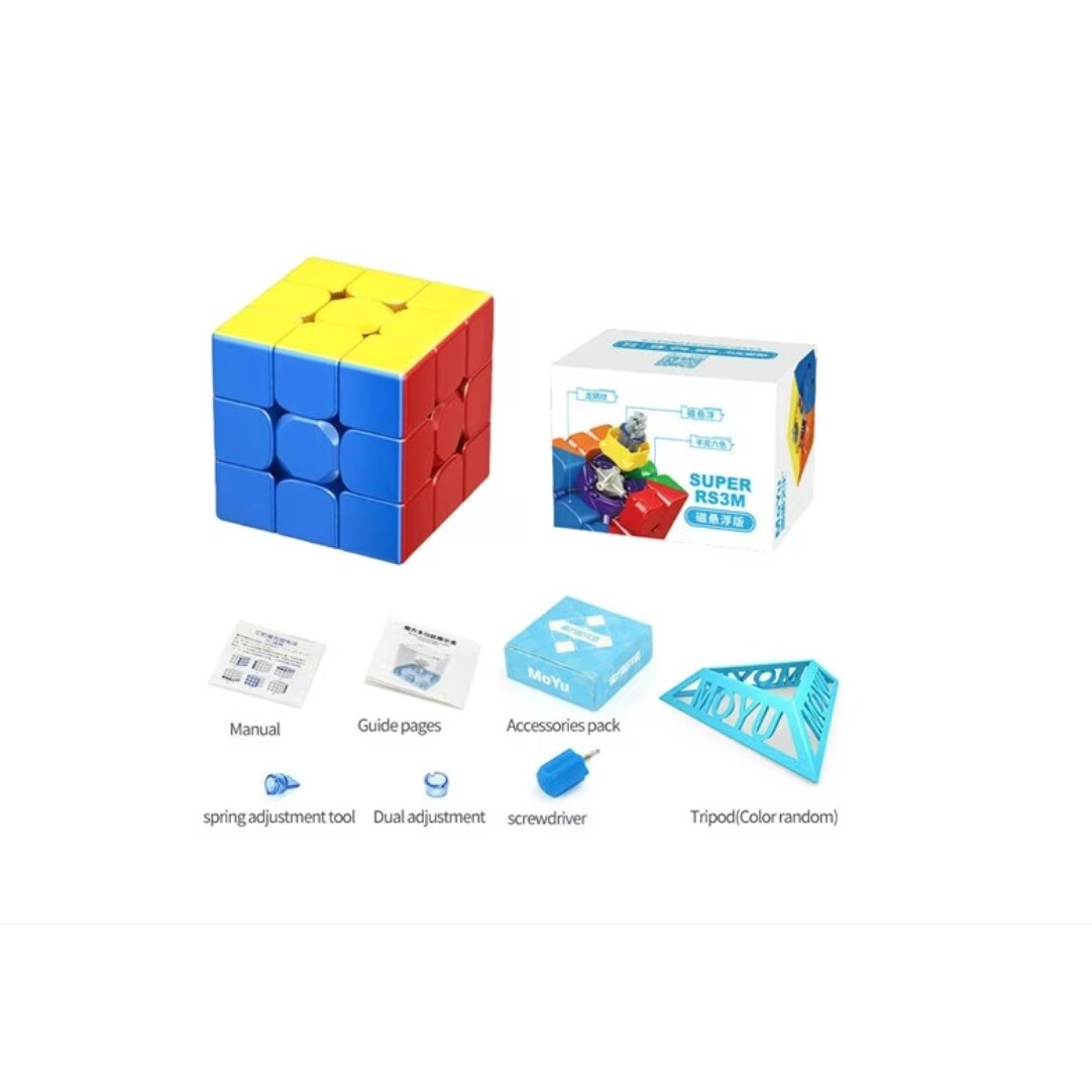 Cub Rubik Magic Cube MoYu 2022 SUPER RS3M, 3x3, MF8829, Professional ...