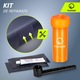 Set placa gonflabila Stand Up PaddleBoard TSUNAMI T08, vasla atasata pentru inot, 320*81*14.5 cm, 14,5kg, cu pompa, kit de reparatii, geanta de transport, Vasla, PVC, Livrare gratuita, Verde/Galben/Albastru