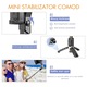 Selfie Stick Stabilizator Er-Tech® cu Trepied pentru iPhone & Samsung, Gimbal 2 Axe cu Lumina LED, Rotatie 360°, Telecomanda Bluetooth, Selfie Stick Inteligent Portabil pentru Vlogging, YouTube, TikTok, Stabilizator Anti-Shake, Pliabil si Extensibil
