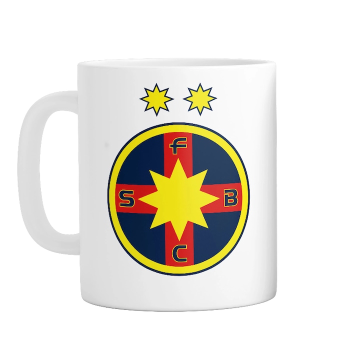Cana personalizata suporter Steaua( FCSB), CadoulTauPreferat, 350 ml