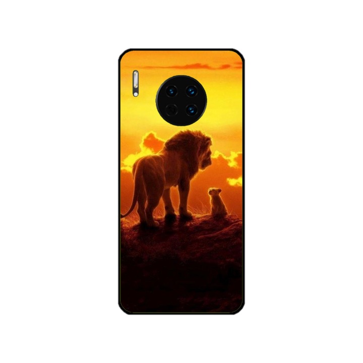 Персонализиран калъф Swim Case за Huawei Mate 30 Pro, Lion King модел №1, многоцветен, S1D1M0119