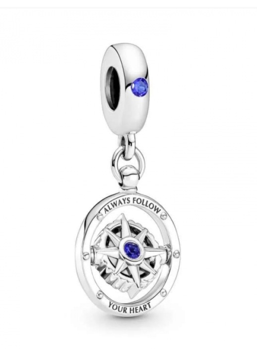 Talisman din argint 925, Charm compatibil cu Pandora - Model True Friends