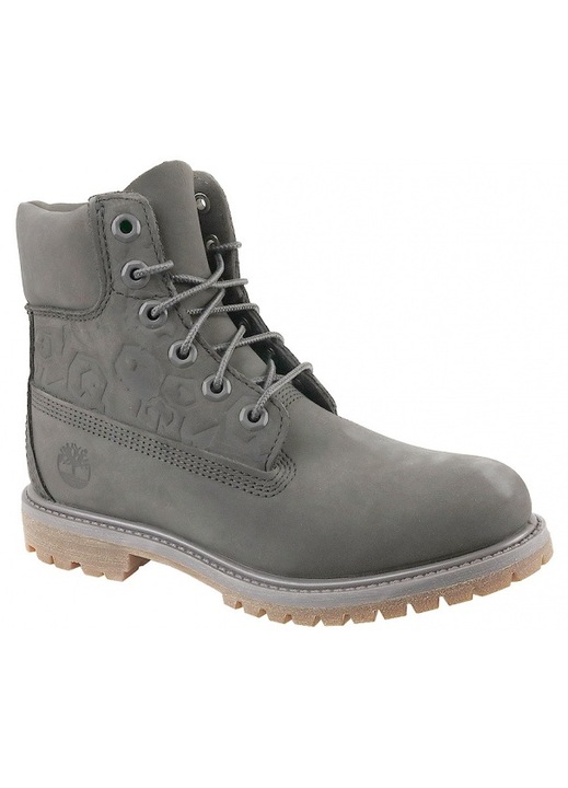 Дамски боти, Timberland, кожа набук, сиво, Сив