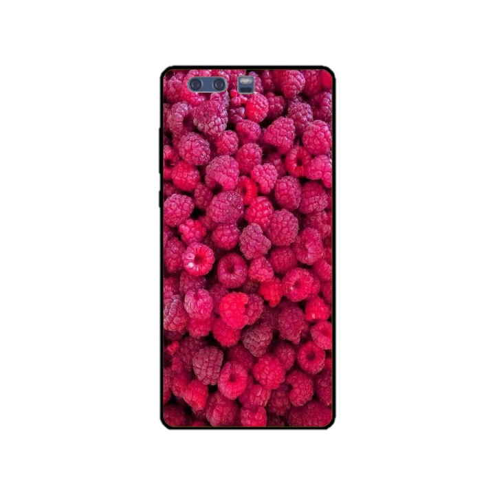 Персонализиран калъф Swim Case за Huawei P10 Plus, модел Raspberry, многоцветен, S1D1M0234