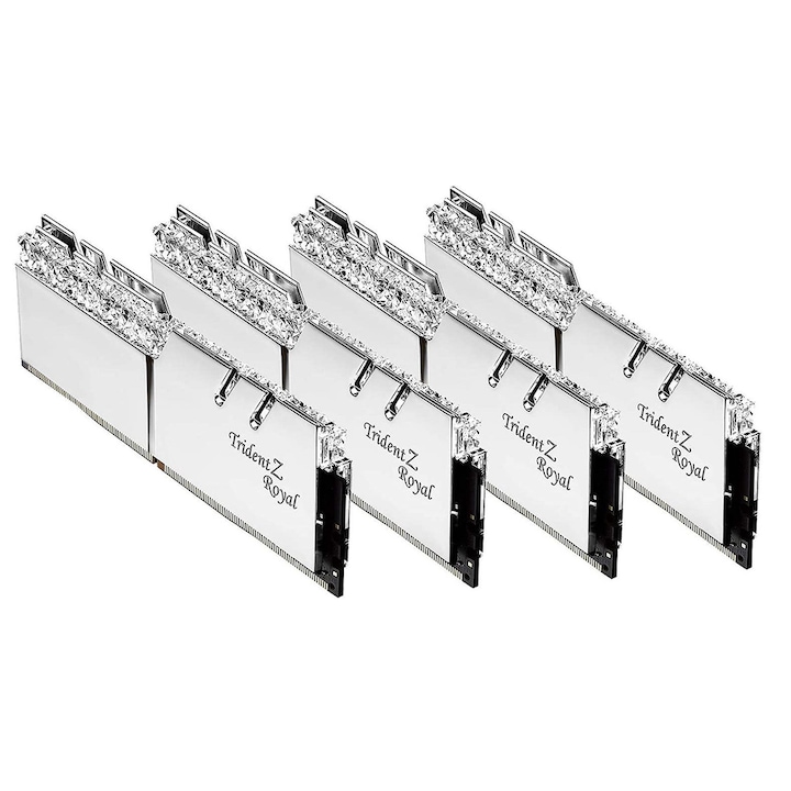 Memória G.Skill Trident Z Royal RGB, 4x16GB, DDR4, 3200MHz