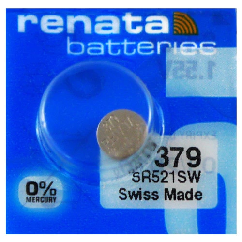Renata 379 SR521SW SB-AC Silberoxid Batterie 1,55 V - Uhrenbatterie In Blisterpackung