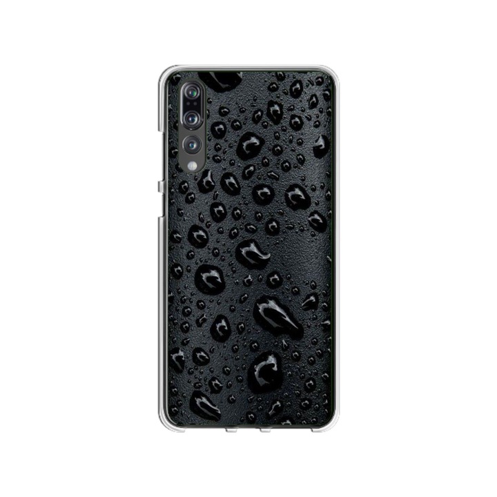 Персонализиран калъф Swim Case за Huawei P20 Pro, модел Rain, многоцветен, S1D1M0244