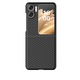 Husa fibra de carbon SILKASE pentru Oppo Find N2 Flip, aramid kevlar, negru