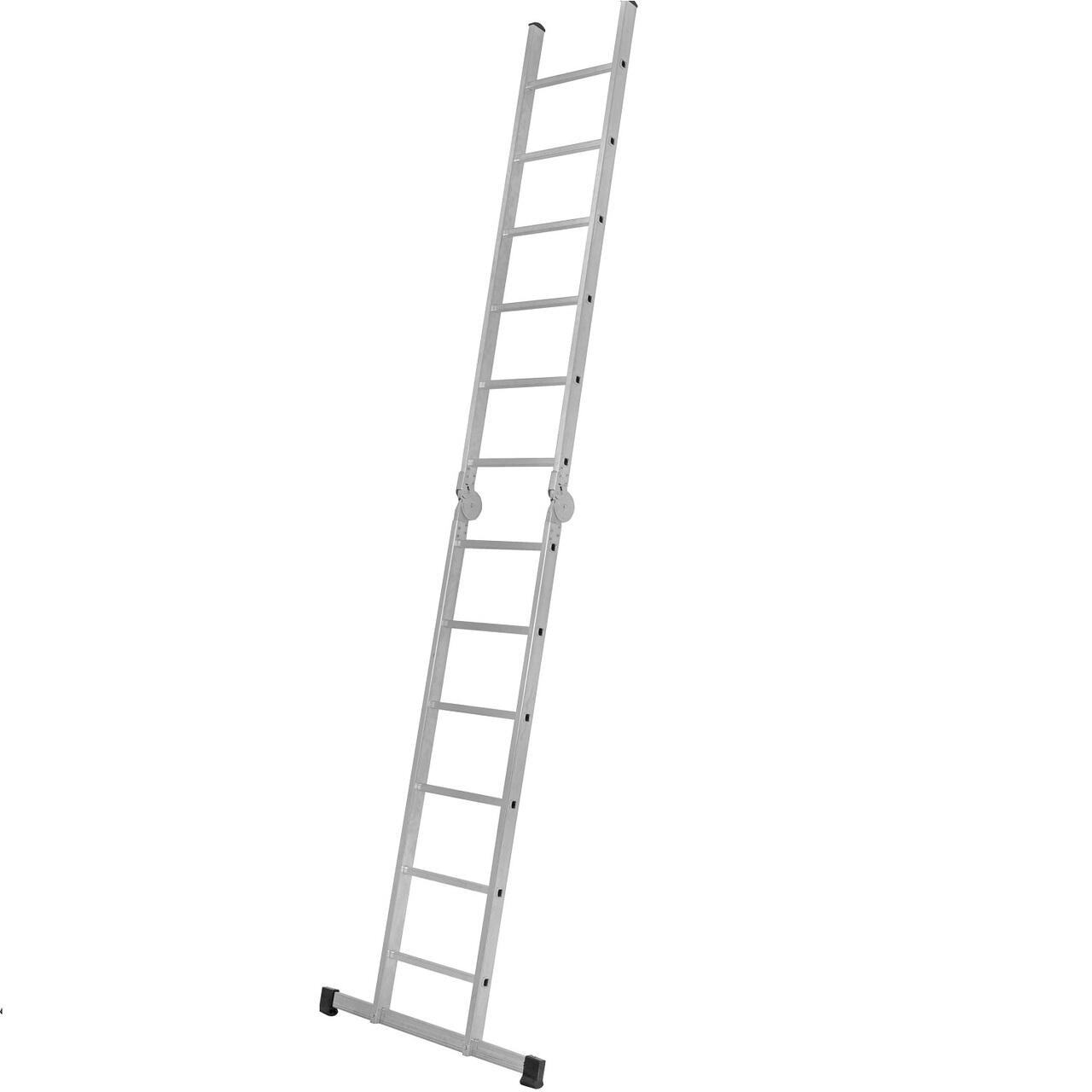 Schela 3 in 1, Aluminiu, Strend Pro Premium, max 3.96 m, capacitate 150 ...