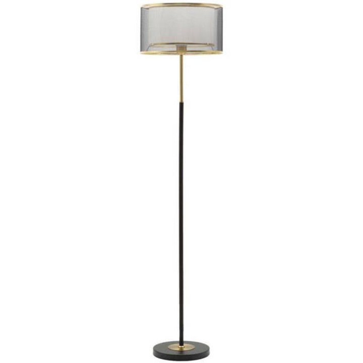 Lampadar metalic, negru, 153 cm