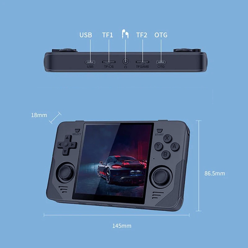 Powkiddy RGB30 ブラック　128gb +16gb POWKIDDY RGB30』レビュー | 720×720解像度の4インチ画面搭載