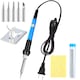 Set 9 Kit profesional pentru lipit, Yefound®, Pistol de Lipit, Putere 60 W, Multicolor