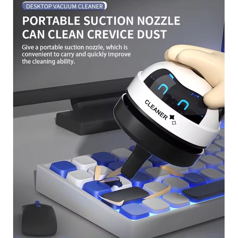Mini Aspirator de birou Portabil pentru tastatura, praf, resturi de hartie