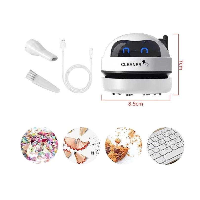 Mini Aspirator de birou Portabil pentru tastatura, praf, resturi de hartie