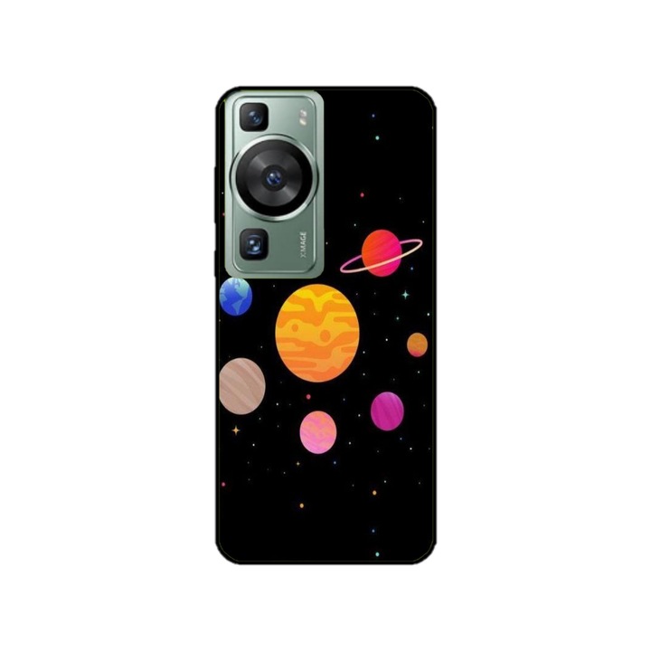 Персонализиран калъф за плуване за Huawei P60 Pro, модел Colorful Galaxy, многоцветен, S1D1M0283