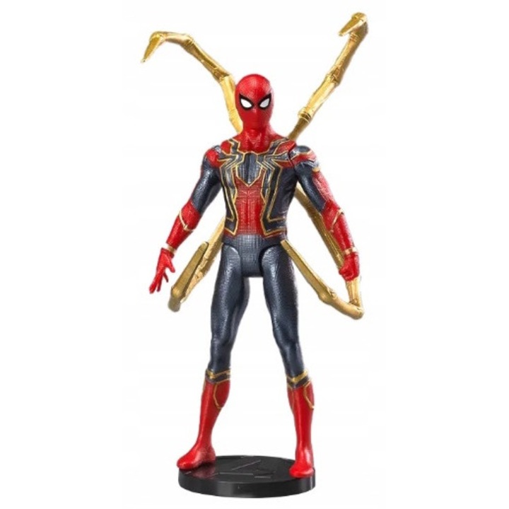 Фигурка Saga Infinita Iron Spiderman, PVC, височина 11 см, многоцветна