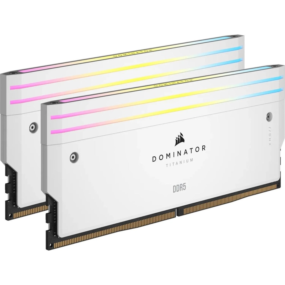 Kit memorie Corsair Dominator Titanium RGB, 64GB (2 x 32GB), DDR5