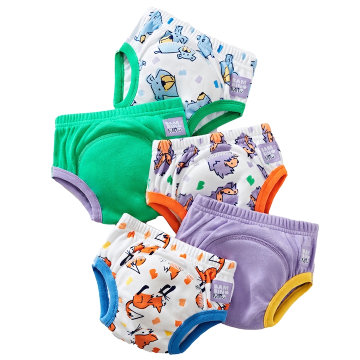 Set 5 chilotei antrenament olita, Bambino Mio, Bold, 3-4 ani