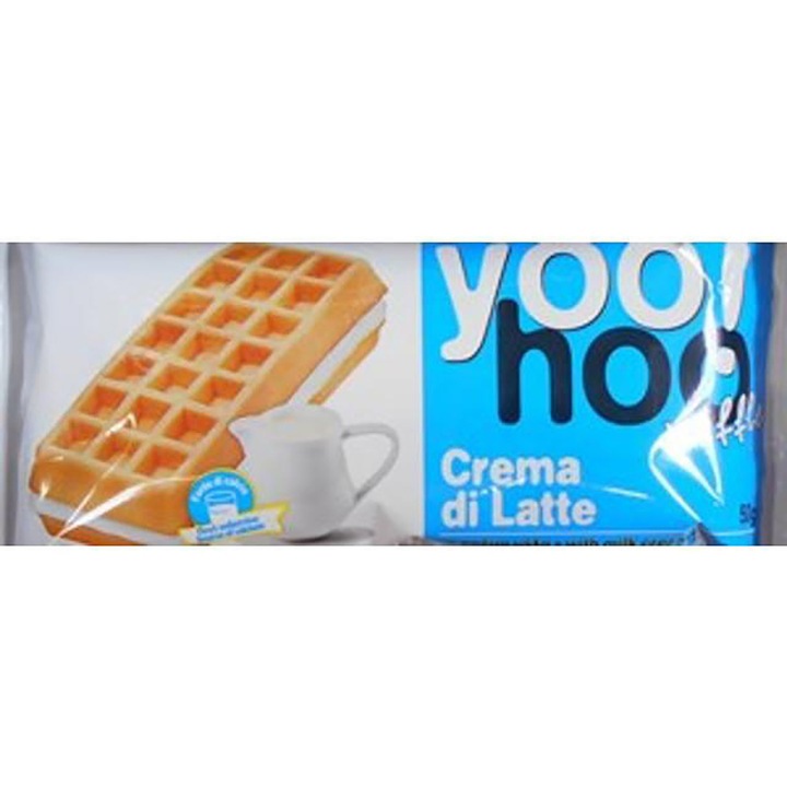 Gofri szendvics tejkrémmel, 12 db x 50 g, Yohoo