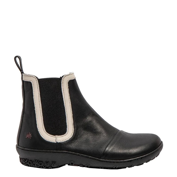 Botine dama, The Art Company, Piele Negru, Negru