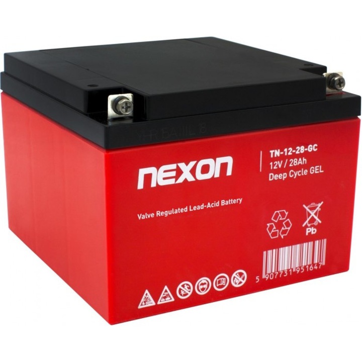 Baterie, Nexon, 12V, Rosu