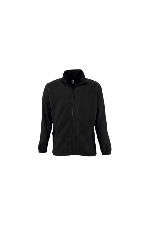 Jacheta pentru barbati, fleece Sol's North - SO55000, Negru