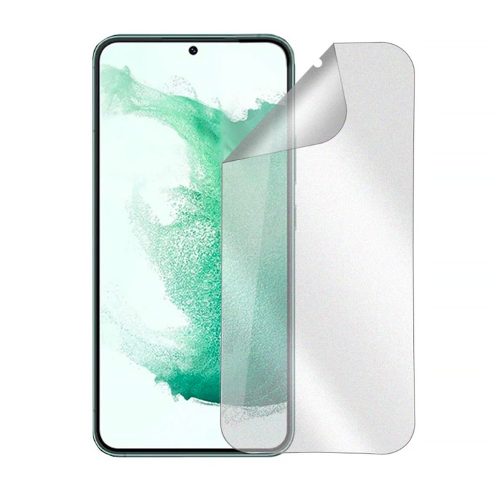 Regenerálható matt hidrogél fóliakészlet és átlátszó ütésgátló burkolat Motorola Moto E20 / E30 / E40 / E20S készülékhez, ütéscsillapító, önregeneráló, hosszú védelem, ujjlenyomatok nélkül, teljes első-hátsó burkolat